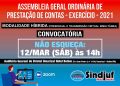 Conselho Fiscal do Sindjuf-PA/AP convoca categoria para a prestação de contas – Exercício 2021