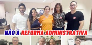 MOBILIZAÇÃO SINDICAL: representantes do Sindjuf-PA/AP visitam setores de trabalho em Macapá, chamando atenção sobre os riscos da reforma administrativa.