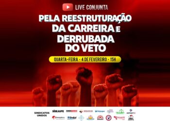 MOBILIZAÇÃO DERRUBA VETO: Vamos todos participar da live nacional no dia 4 pela derrubada do veto ao PL nº 15.293/2025