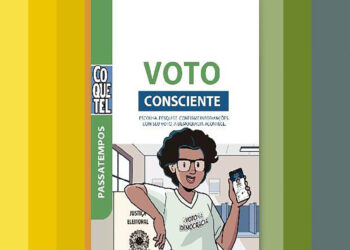JUSTIÇA ELEITORAL: Revista Coquetel de passatempos sobre voto consciente está nas bancas