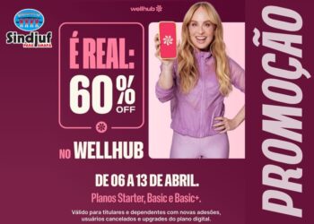 Só até 13 de abril: garanta 60% OFF nos planos da Wellhub para filiados do Sindjuf-PA/AP