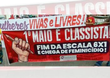 1º de Maio em Belém mobiliza trabalhadores por redução da jornada e contra feminicídio; dirigentes do Sindjuf-PA/AP se destacam nas ações