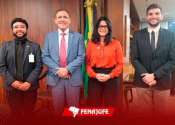 JUSTIÇA ELEITORAL: Fenajufe se reúne com presidente do TSE para pedir apoio às pautas da categoria