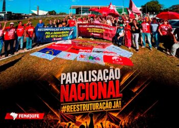 DIA DE PARALISAÇÃO NACIONAL: Fenajufe e sindicatos realizam ato unificado em Brasília